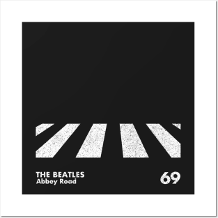 Abbey Road / Minimal Graphic Design Tribute Posters and Art